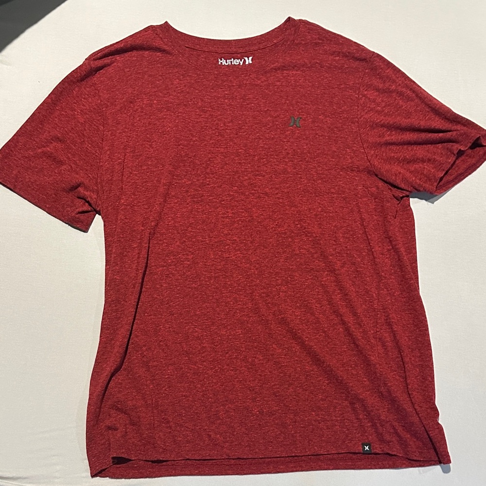 Hurley Men's Maroon Short Sleeve Tee